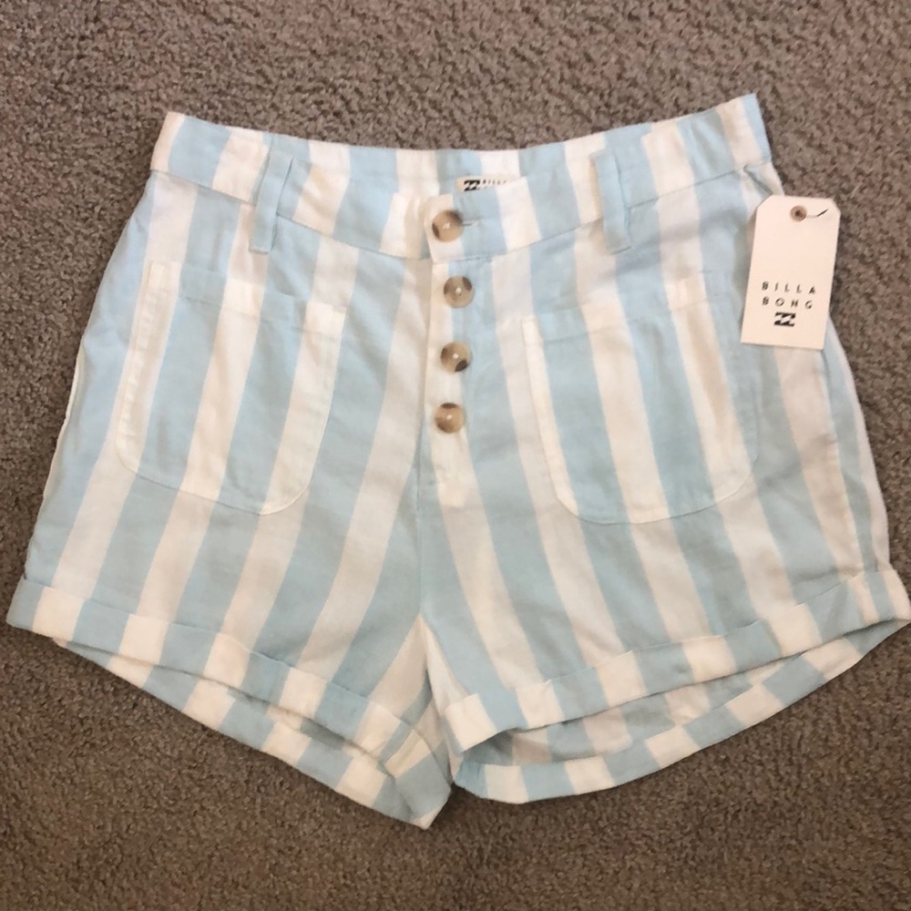 Billabong Striped Summer Shorts NWT